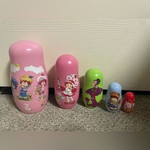 Vintage Strawberry Shortcake Nesting Dolls (5)